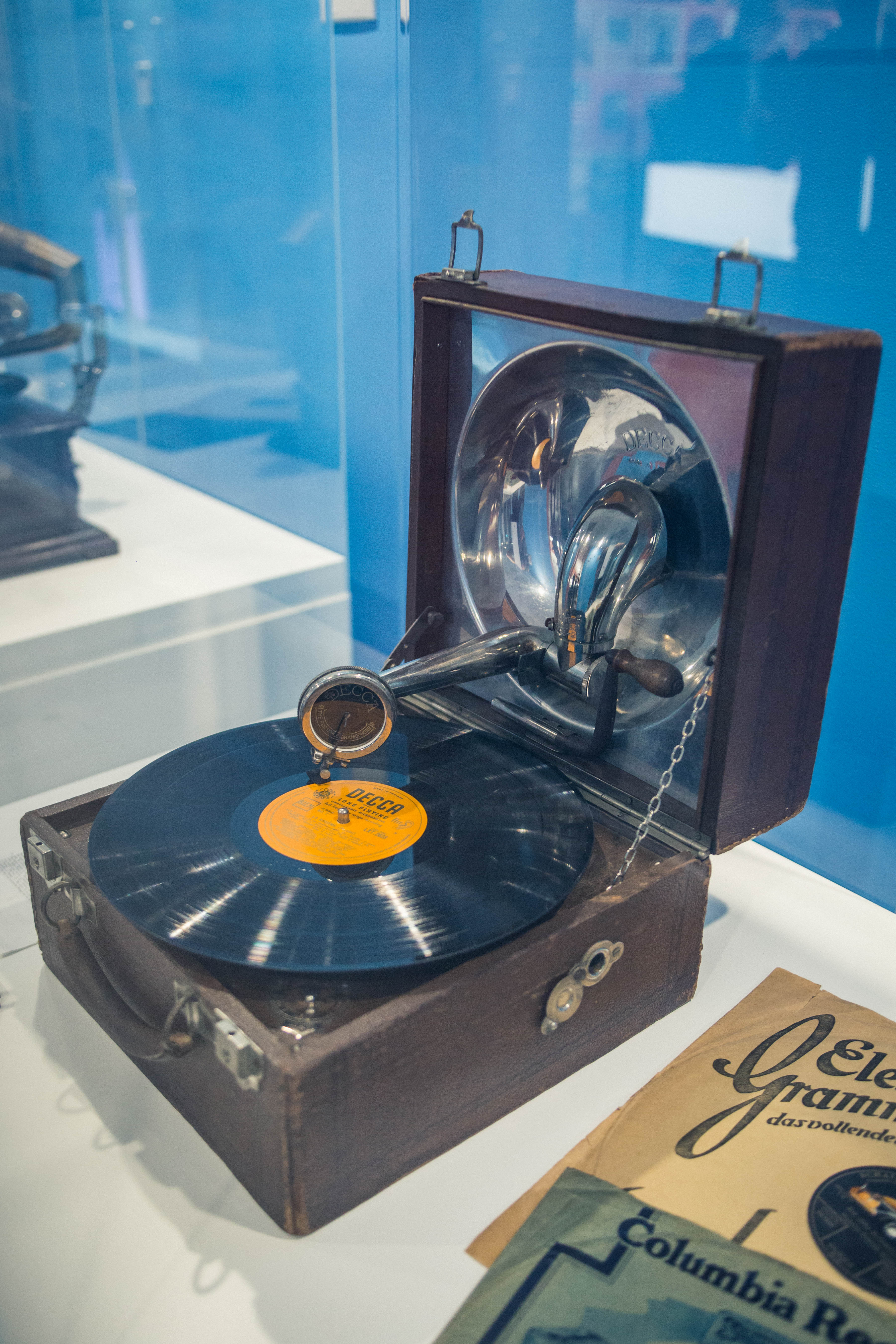 Decca gramophone patented by the Samuels family, London, England c 1921